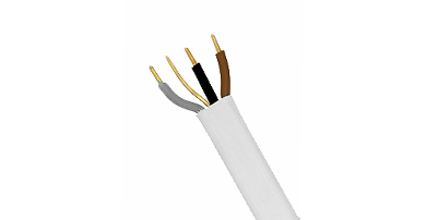 CU/PVC/PVC 6243Y  flat three and earth cable