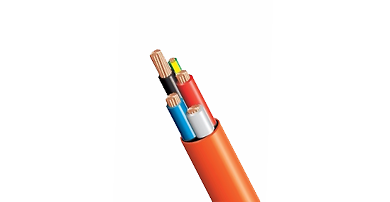 6mm Orange Circular Cable 4 Core+ Zemlja 0.6-1kv