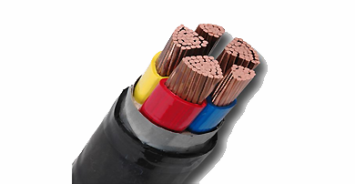 Jekleni trak oklepni PVC izoliran električni kabel (2-4 jedra)